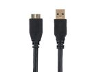 Monoprice Select Series 3ft USB-A to Micro B 3.0 Cable - Black