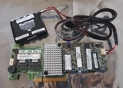 IBM Lenovo M5110 46C8972 81Y4482 with 1GB Cache 46C9028 46C9029 and battery - Image 1 of 3