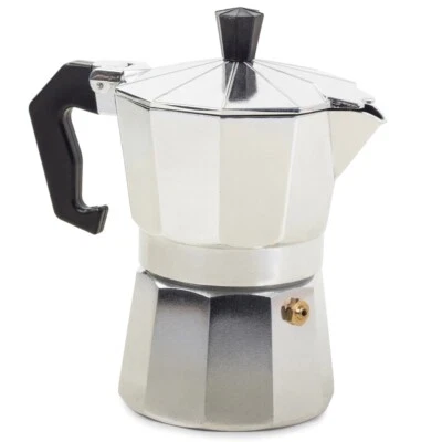 Caffettiera In Alluminio Moka Per 12 Tazze Argento #HA0011 - Immagine 1 di 4