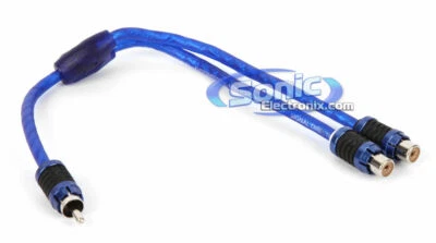 Stinger SI62YF 6000 Series 2-Channel 2 Females to 1 male RCA Y-Adapter Cable - Image 1 of 3