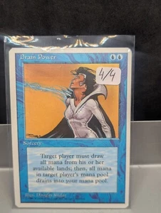 Drain Power X1 MP 3rd/Revised Edition 4/4 MTG Magic the gathering - Picture 1 of 2