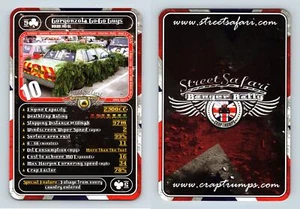 Volvo 740 Gorgonzola Go-Go Guys - Street Safari Banger Rally S1 Crap Trumps Card - Picture 1 of 1