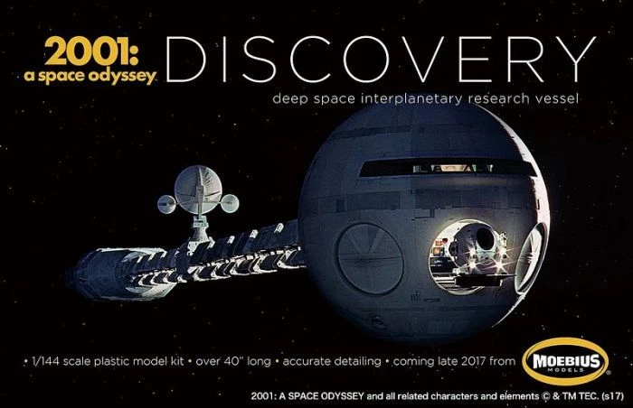 Moebius 1/144 'Discovery' from 2001: A Space Odyssey # 2001-3 new in cello  - Image 1 of 3