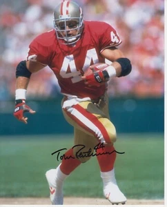 Tom Rathman 8x10 Signed Photo W/ COA San Francisco 49ers #1 - Picture 1 of 1