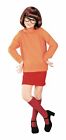 Scooby-Doo klassisches Velma Dinkley Kinderkostüm lizenziert Cosplay Mädchen KLEIN