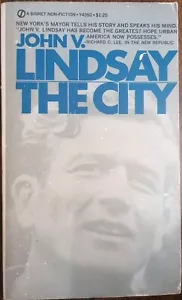 The City John V. Lindsay 1970 1. Auflage Taschenbuch Signet Sachbuch - Bild 1 von 1