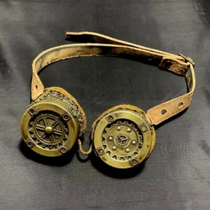 MECHANIC GOGGLES Aviator Pilot Steampunk Dieselpunk Movie Prop Cosplay Cool - Picture 1 of 3