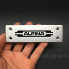 4Pair Metal Alpina Car Floor Mat Carpet Emblem Badges Auto Trunk Rear Tailgate