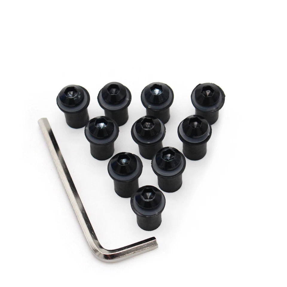 Windshield Wellnuts Screw for Kawasaki Ninja ZX6R ZX7R ZX9R ZX10R ZX12R ZX14R - Изображение 1 из 1