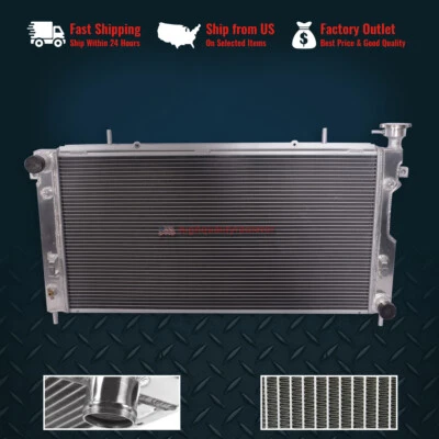 DPI:2795 All Aluminum Radiator Fit 2005-2007 Dodge Grand Caravan 3.3L 3.8L 2Rows Foto 1 de 4