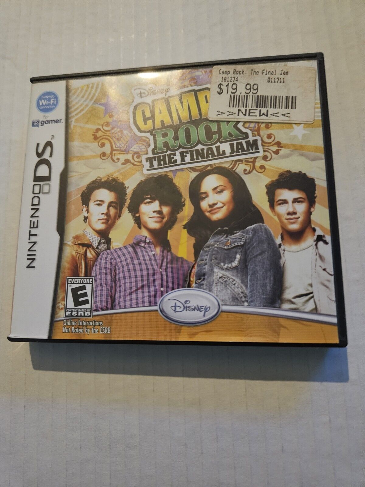 Camp Rock: The Final Jam (Nintendo DS, 2010) Case Manual And Poster Only