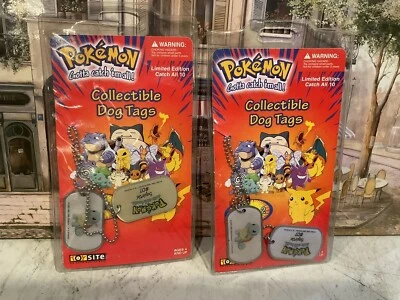 UNA etiquetas de perro coleccionables Pokémon 1999 nuevas selladas #07 SQUIRTLE Foto 1 de 4