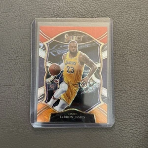 Prizm 🔥 2021 Select LeBron James Red Purple Orange Shimmer Prizm #23 Lakers - Picture 1 of 3