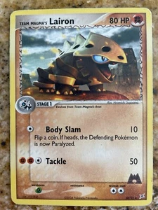 Lairon 20/95 2004 Pokémon Card Pre-owned - Picture 1 of 2
