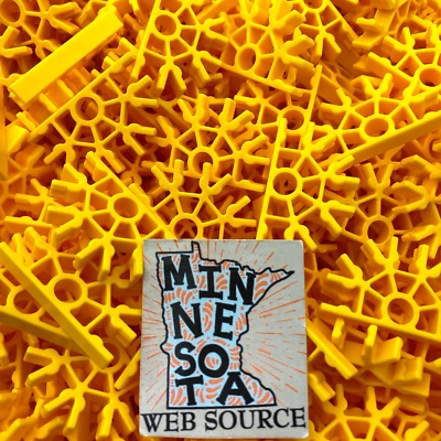 400 NUEVOS conectores Knex amarillos 5 posiciones - piezas estándar K'nex Foto 1 de 2