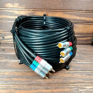 15 Ft High Performance YPbPr Component Video Cable - HDTV DVD Blu-ray - Picture 1 of 3
