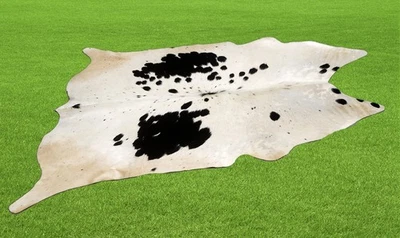 100 % nuevas alfombras de cuero de vaca área piel de vaca (46" x 47") piel de vaca SA-5833 Foto 1 de 3