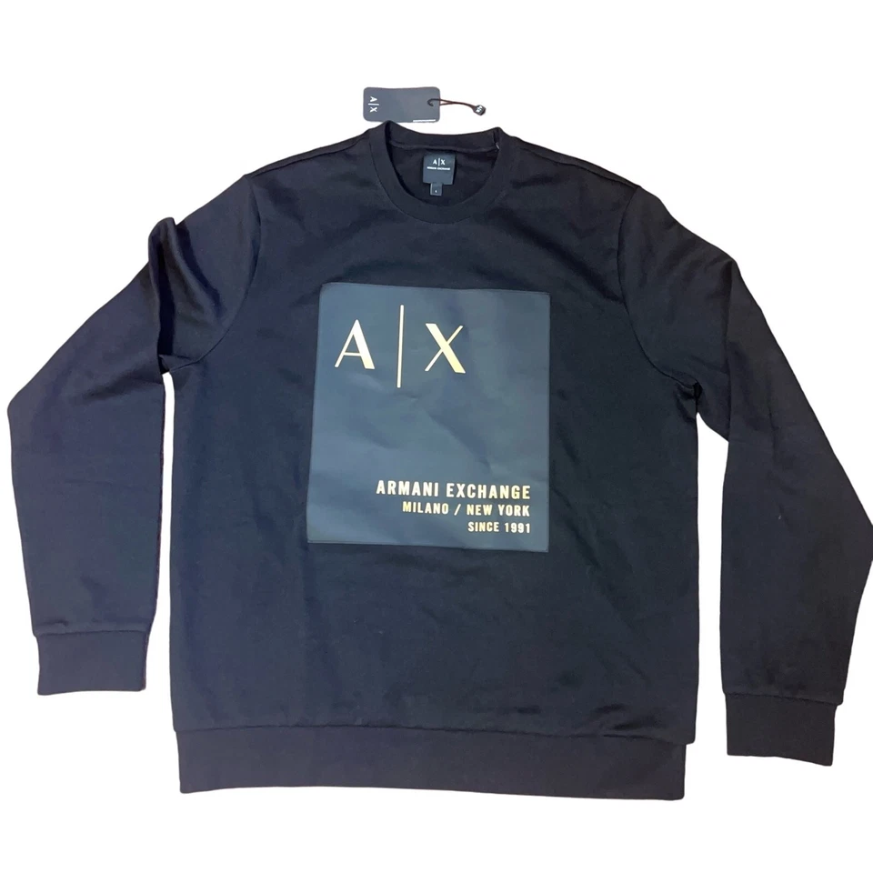 ARMANI EXCHANGE Hombre Sudadera Milano / Nueva York 1991 Foto 1 de 4