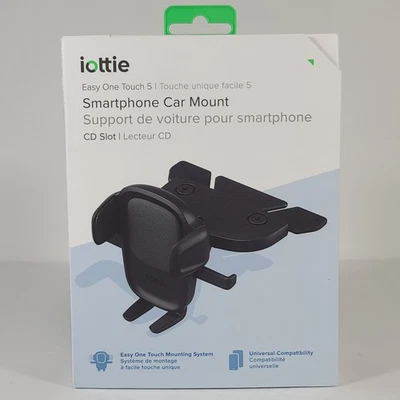 Soporte flexible para teléfono inteligente iOttie Easy One Touch 5 ranura universal para CD montaje en automóvil Foto 1 de 4