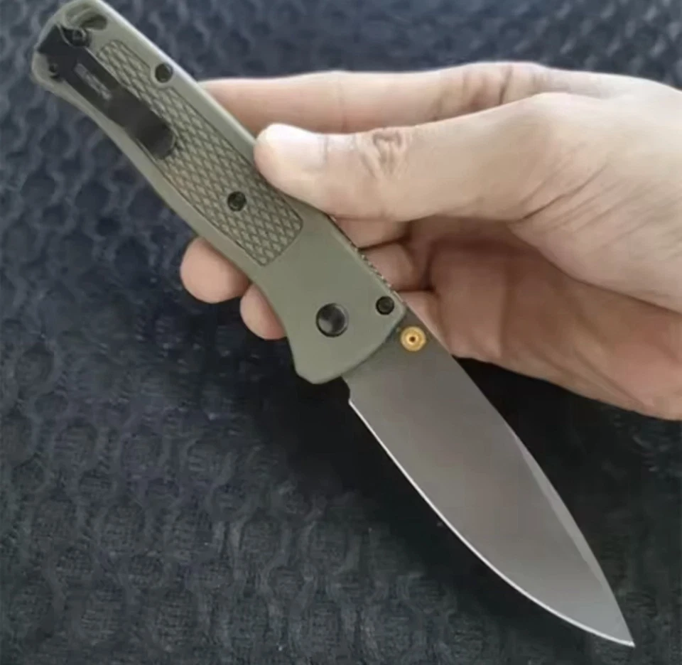 Navaja de Bolsillo Plegable Ambidiestra Verde BM 535 S30V Foto 1 de 3