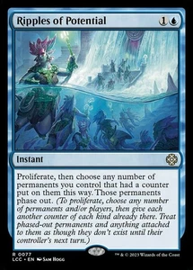 1x Ripples of Potential - Magic The Gathering Lost Caverns Commander - Casi nuevo - Como nuevo, inglés - Imagen 1 de 1