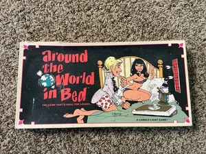Around the World in Bed - Rare Vintage Adult Board Game - 1969 - Picture 1 of 18