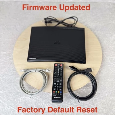 Samsung BD-J5100 Reproductor Blu-ray DVD WiFi Transmisión HDMI y Ethernet Cables Control Remoto Foto 1 de 4