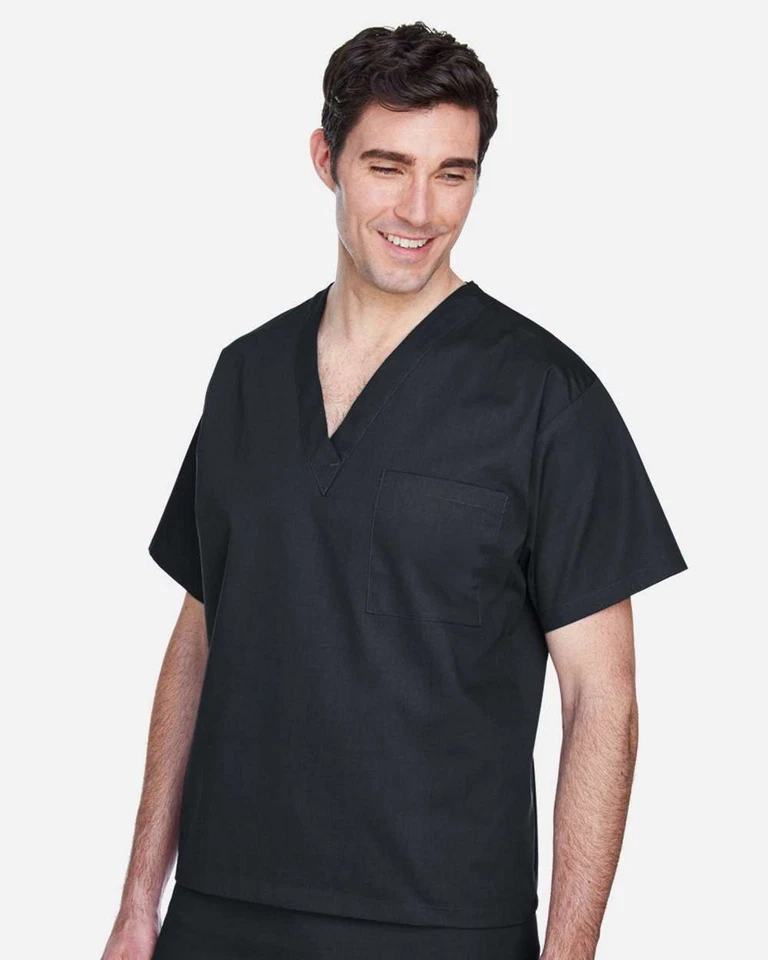 🔥 Camisa Harriton Unisex Restaurar Blusa Médica Bolsillo en el Pecho Hasta 5XL M897 Foto 1 de 1