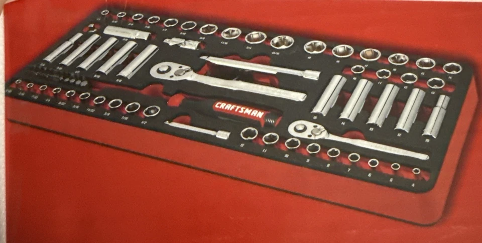 Craftsman CMMT45094 Mechanics Tool Set 94 PC, SAE Metric, Made in USA - Image 1 of 1
