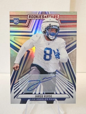 2024 Panini Rookies & Stars - Rookies Jared Verse #142 Signatures /299 (AU, RC) - Image 1 of 3