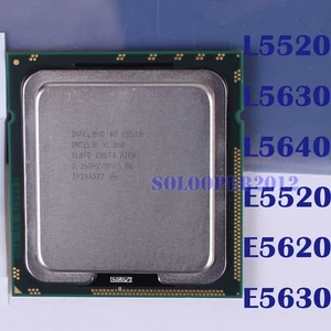Intel Xeon Quad-Core L5520 L5630 E5520 E5620 E5630 L5640 LGA 1366 CPU Processor - Picture 1 of 7
