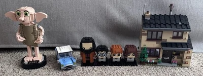 Harry Potter LEGO Dobby The House Elf 4 Privet Drive Ron Hagrid Harry Hermione - Image 1 of 4