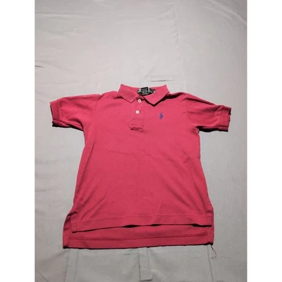 Polo Ralph Lauren Niños Talla 6 Rojo Pony Logo Hecho en EE. UU. Foto 1 de 4