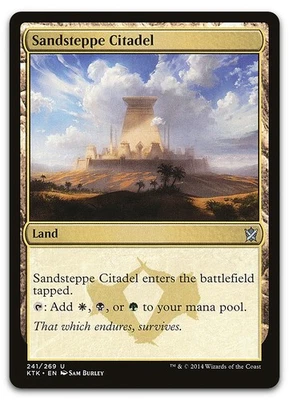 Sandsteppe Citadel #241 (NM) Khans of Tarkir KTK Magic MTG - Image 1 of 2