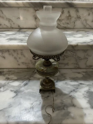 Abat jour onice e argento Design Antica Lampada  - Immagine 1 di 4