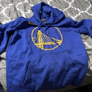 Golden State Warriors Hoodie Herren Medium Nike Sweatshirt Pullover Erwachsene NBA Blau * - Bild 1 von 9