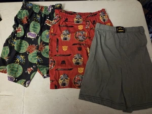 Boys M Lounge Shorts Bundle – TMNT, Batman, Transformers – Size Medium Pajama... - Picture 1 of 4