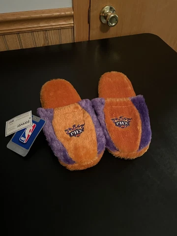 NBA Phoenix Suns Mesh Slide Slippers Striped Sole Size S by FOCO Cover