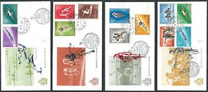 1964 SAN MARINO FDC ALA OLIMPIADI DI TOKYO NO TIMBRO DI ARRIVO - RD7 - Picture 1 of 1