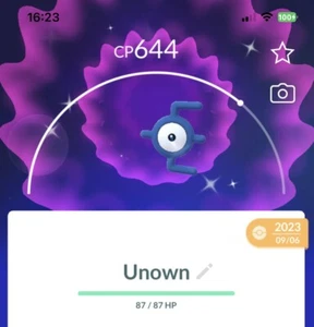 Shiny Unown E Pokemon Gen2 Go Same /30 giorni registrazione Pokémon Johto Dex - Foto 1 di 1