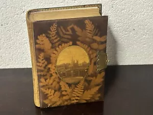 Schönes Fotoalbum Mauchline Ware aus dem 19. Jahrhundert mit viktorianischen Fotos - Bild 1 von 16