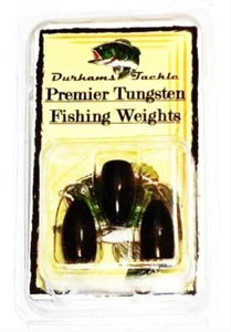 Durhams Tackle- Premier Tungsten Flipping Weight 5/16oz black (3 pack) - Picture 1 of 1