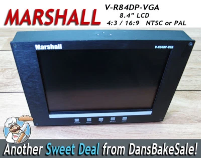 Monitor de campo Marshall V-R84DP-VGA 8,4" LCD NTSC/PAL 4:3 / 16:9 Foto 1 de 4