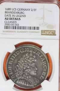 1689 LCS- NGC GERMANY 2/3T BRANDENBURG AU DETAILS CLEANED DATE IN LEGEND#B40732 - Picture 1 of 2