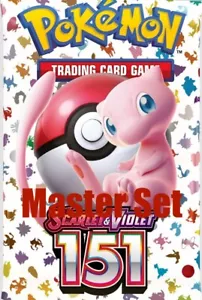 Pokemon 151 Master Set - Picture 1 of 24