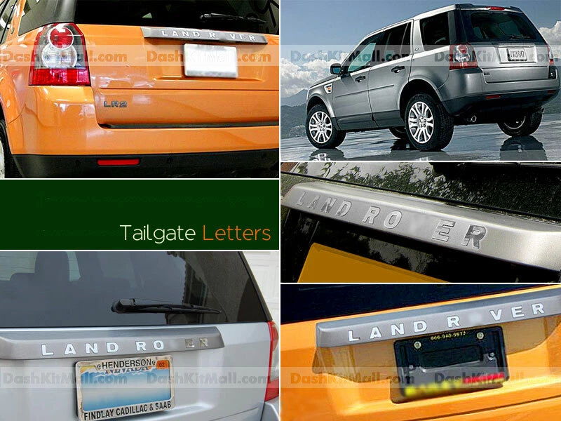 DKM | LETRAS TRASERAS CROMADAS PARA LAND ROVER LR2 / FREELANDER2 2008-2010 NO CALCOMANÍAS Foto 1 de 1