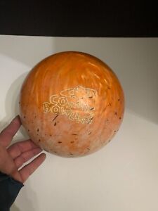 Vintage Orange Cosmic Bowling Ball