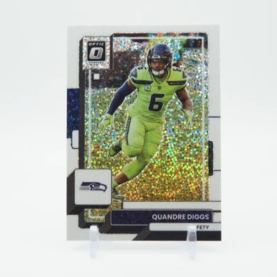 2022-23 Donruss Optic QUANDRE DIGGS White Sparkle Prizm SSP  Seahawks #180 - Image 1 of 2