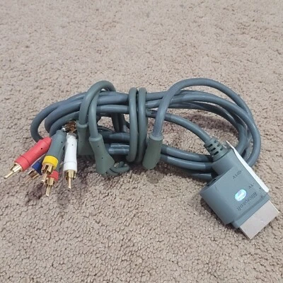 OEM Microsoft Xbox 360 HD AV TV Component Composite Cable X810972-002...(FF) - Image 1 of 2