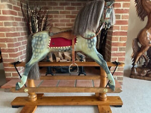 'Freya'  - Restored F H Ayres Rocking Horse - FREE DELIVERY